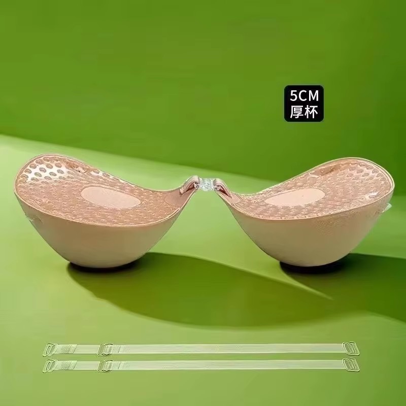 Push Up Bra Silicone - Sujetador adhesivo transpirable de 5cm de