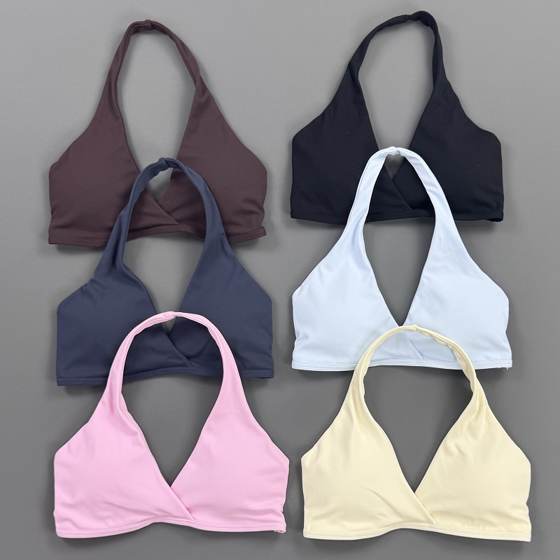 Sports Bra Racerback - Top Deportivo para Mujer con Cuello