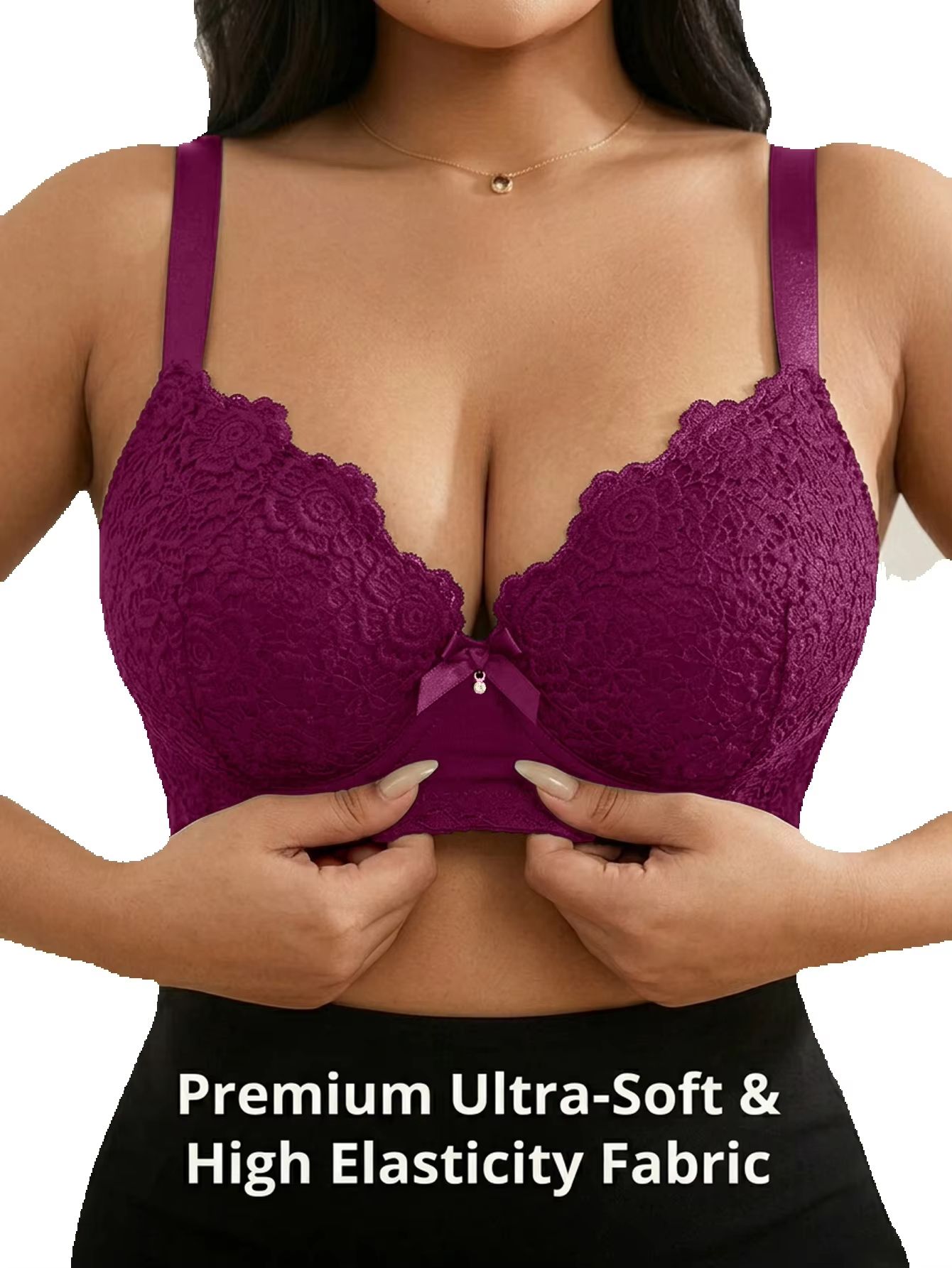 Sujetador floral push-up de ta - Plunge Bra Push Up reseña y precio