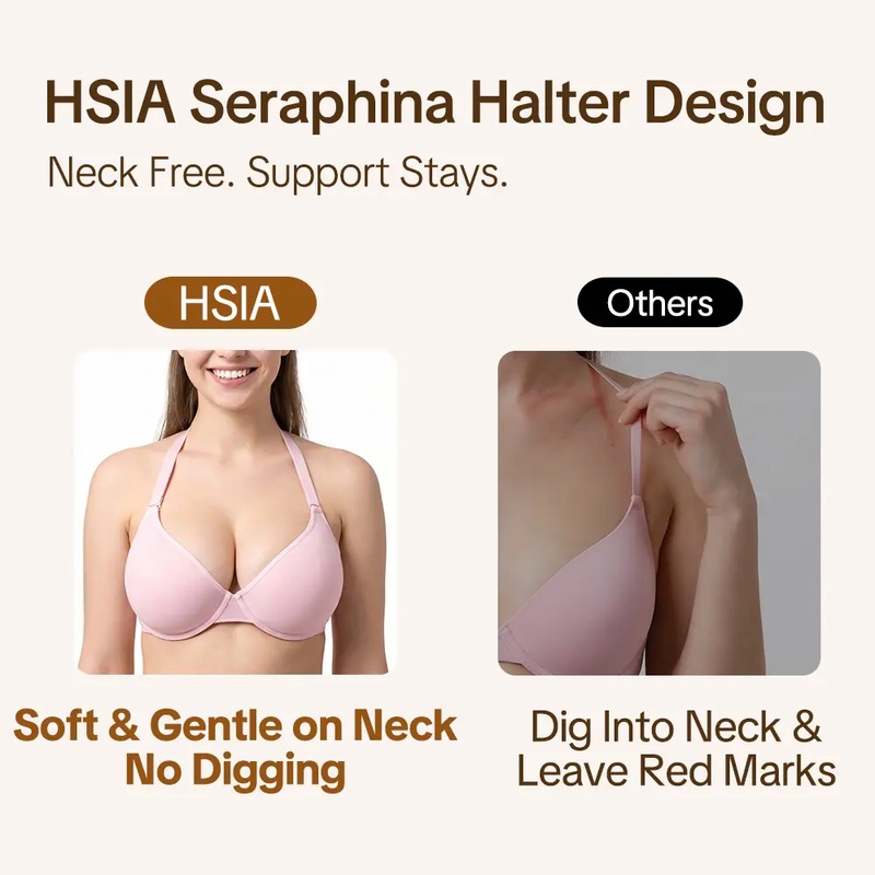 Sujetador minimizador HSIA Ser - Sheer Mesh Bra reseña y precio